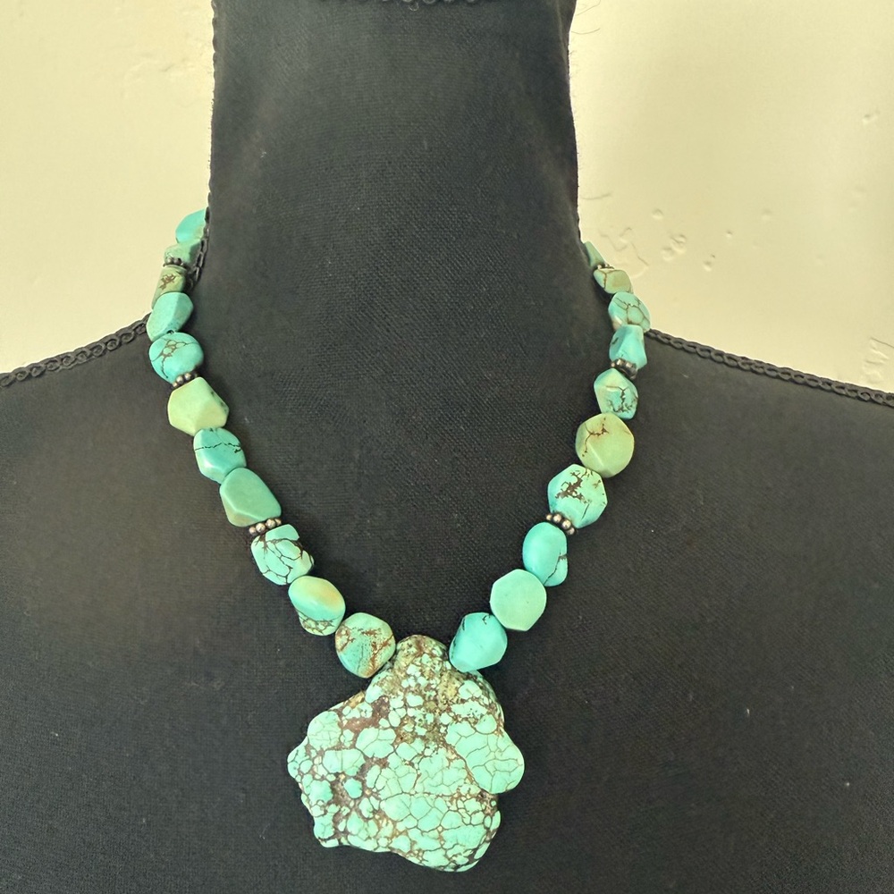 Turquoise Stone Necklace